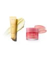 LANEIGE - Lip Glowy Balm - 10g - Vanilla (1pcs) X Lip Sleeping Mask EX - 20g - Berry (1pcs)