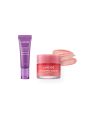 LANEIGE - Lip Glowy Balm - 10g - Gummy Bear (1pcs) X Lip Sleeping Mask EX - 20g - Berry (1pcs)