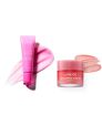 LANEIGE - Lip Glowy Balm - 10g - Sweet Candy (1pcs) X Lip Sleeping Mask EX - 20g - Berry (1pcs)