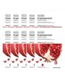 THE FACE SHOP - Nature Face Mask - Pomegranate - 1pc (10pcs) Set