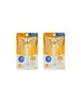 Rohto Mentholatum - Melty Cream Lip SPF25/PA+++ - Fragrance Free (2pcs) Set
