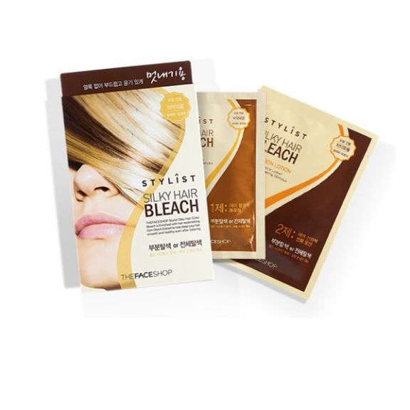 THE FACE SHOP - Stylist Silky Hair Bleach (10g+30ml) 1 Pack - 10g+30ml |  Beauty Amora | Australia's K-beauty Store